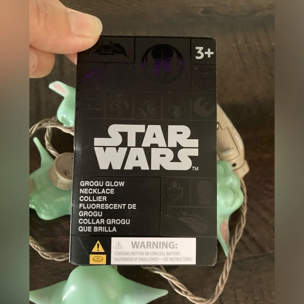 Star Wars Grogu Necklace Lights